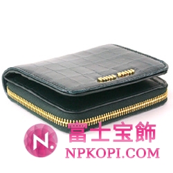 ミュウミュウ MIU MIU 二つ折り財布 財布 サイフ グリーン 5M0522-ST.COCCO-LUX-PETROLIO